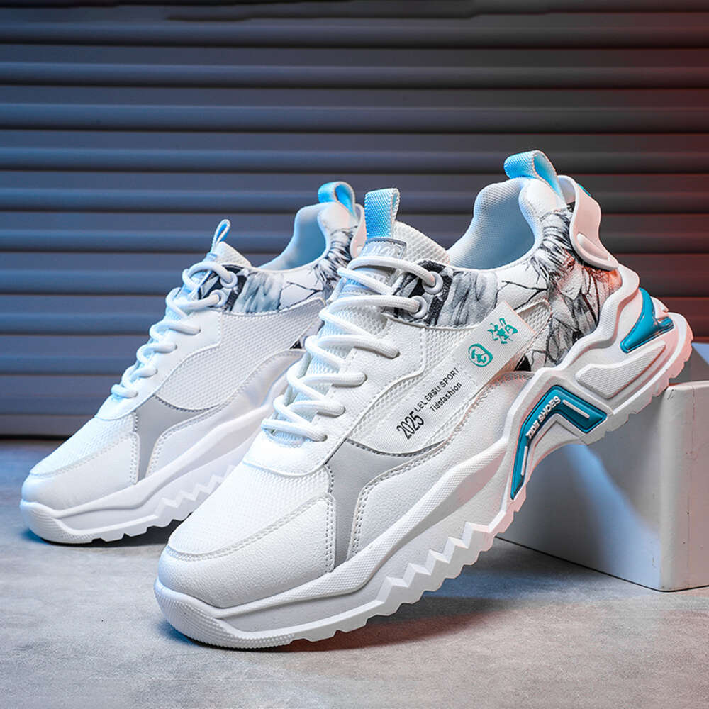 2024 Men's Casual Leather Trend High end Sports Basketball Style Running Shoes