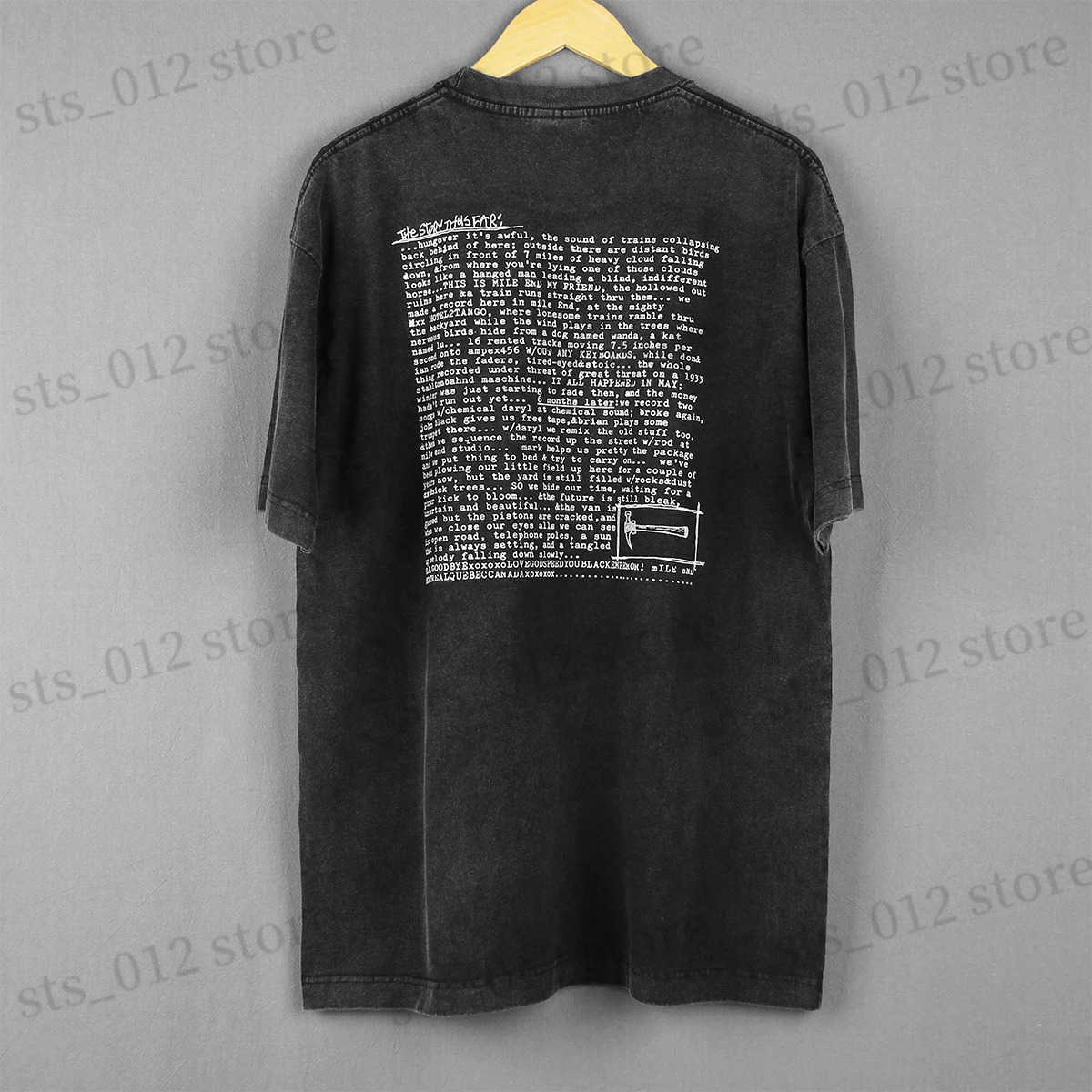 Men's T-Shirts Godspeed You Black Emperor T-Shirt Post Rock Sigur Ros Men Washed Long Sleeves Mens Clothing Short Sleeve Cotton Tee T240613