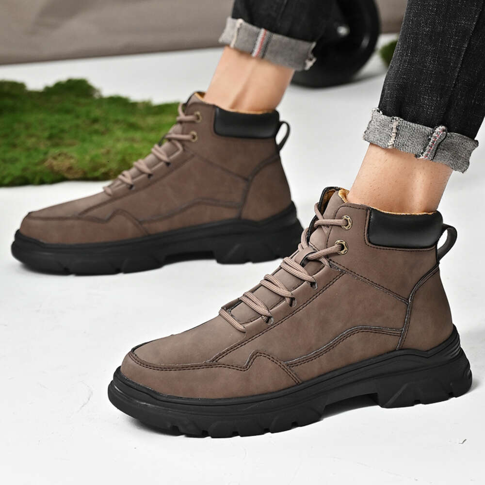 89555 Autumn/Winter High Top Shoes Large Outdoor Work Martin Boots P85