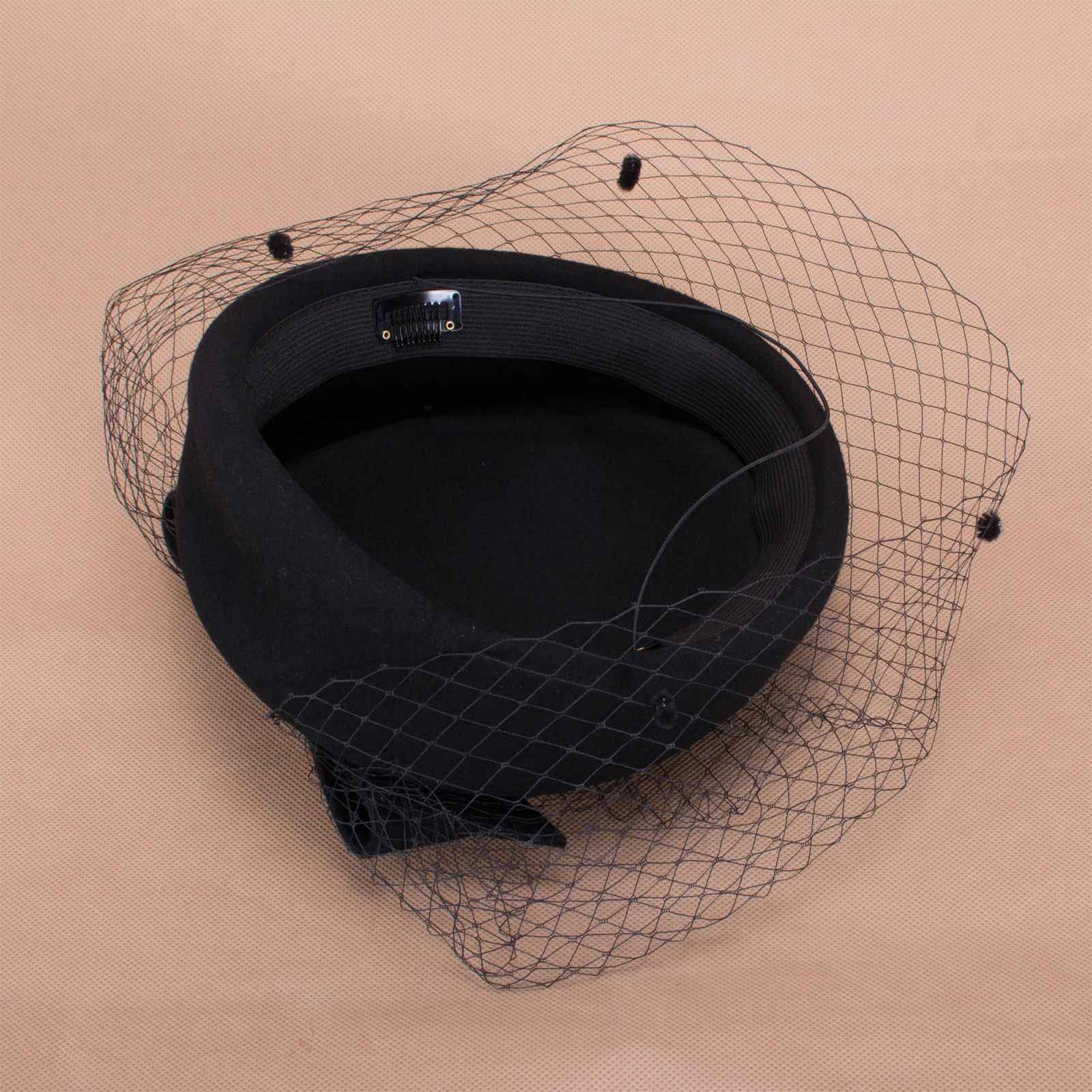 Lawliet Womens 100 Wool Felt Dress Winter Beret Pillbox Hats Event Church Tea Party T311 240603