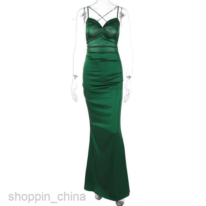 Basic Casual Women Dresses Summer New Women's Sexy Strap Open Back Fashion Sleeveless Pleated Dress Women