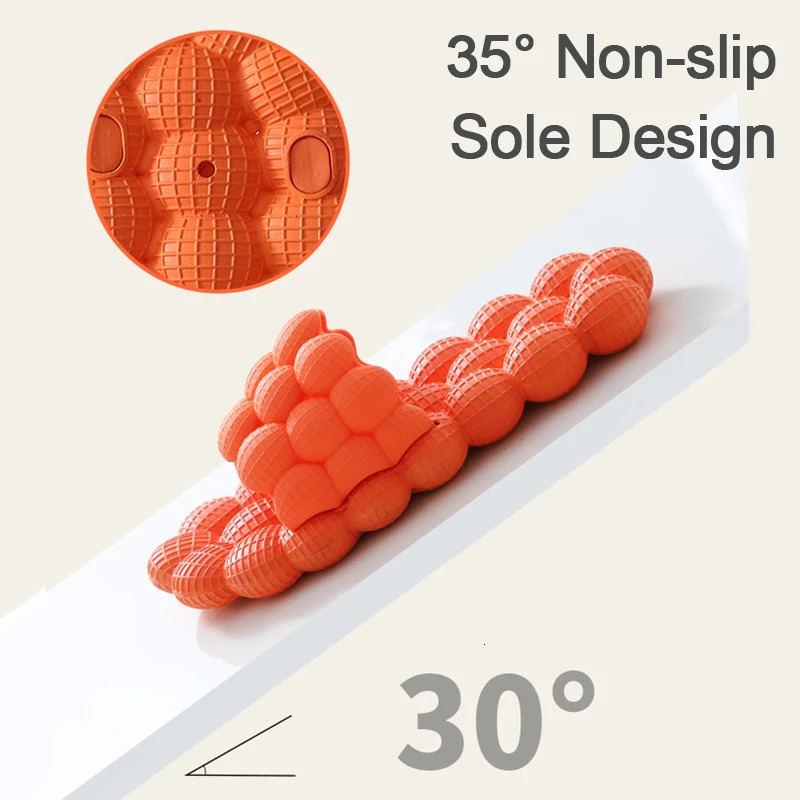 Summer Personality Bubble Fashion Slippers Home Massage Bottom for Men and Womens Sandals Womens Flip Flops 240613