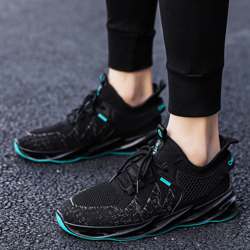 Sneakers Casual Black Grey Sports Shoes Comfortable Trainers Men Breathable Sneaker