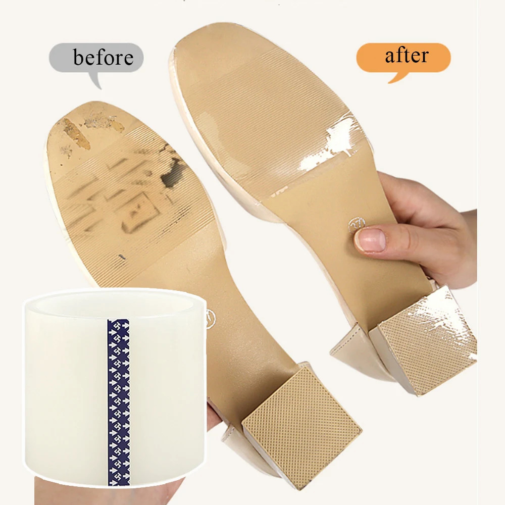 High Heels Sole Tape Dirtyproof Protector Film Shoe Accessories Sole Protective Film Self-Adhesive Sole Protector Sticker Clear 240613