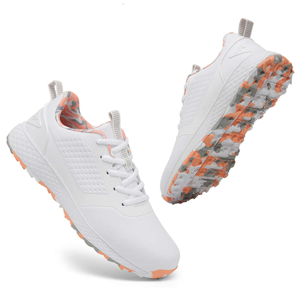 Professional Men's Women's Golf Shoes Breathable Skateboarding Sneakers Lace Style Design PU Soft Material Outdoor Sports Shoe