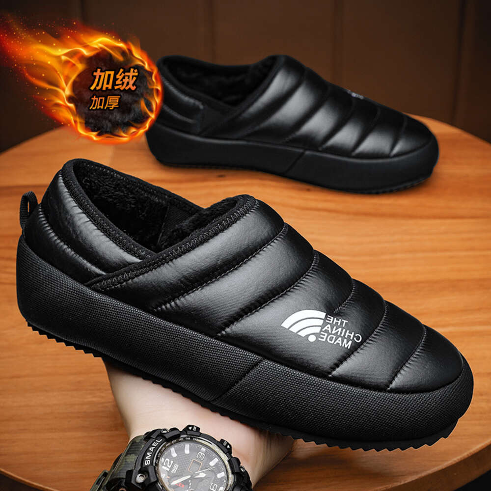 211 Special Offer Shop Autumn and Winter Down Leather Men's Cotton Shoes