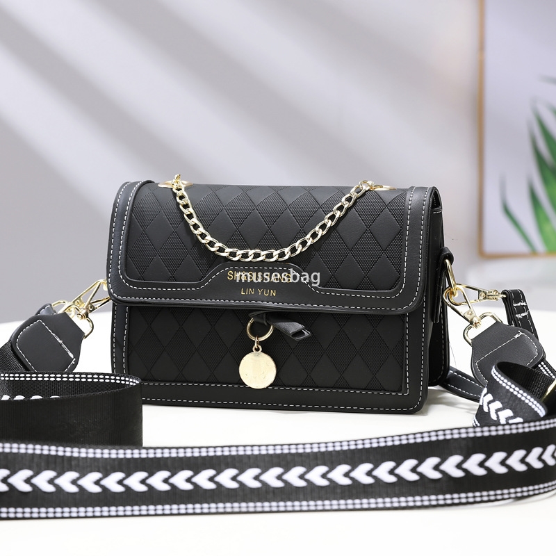 High quality women's designer multifunctional practical small bag high-end diamond grid small square bag fashionable and versatile single shoulde