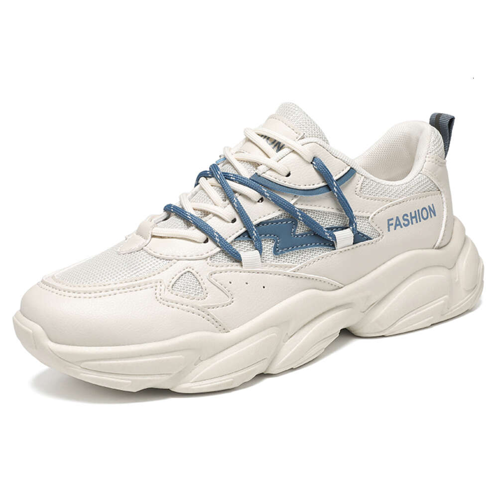 Hot Selling Men's Sneakers New Mesh Breathing Design with Increased Height Casual Chunky Sports Shoes