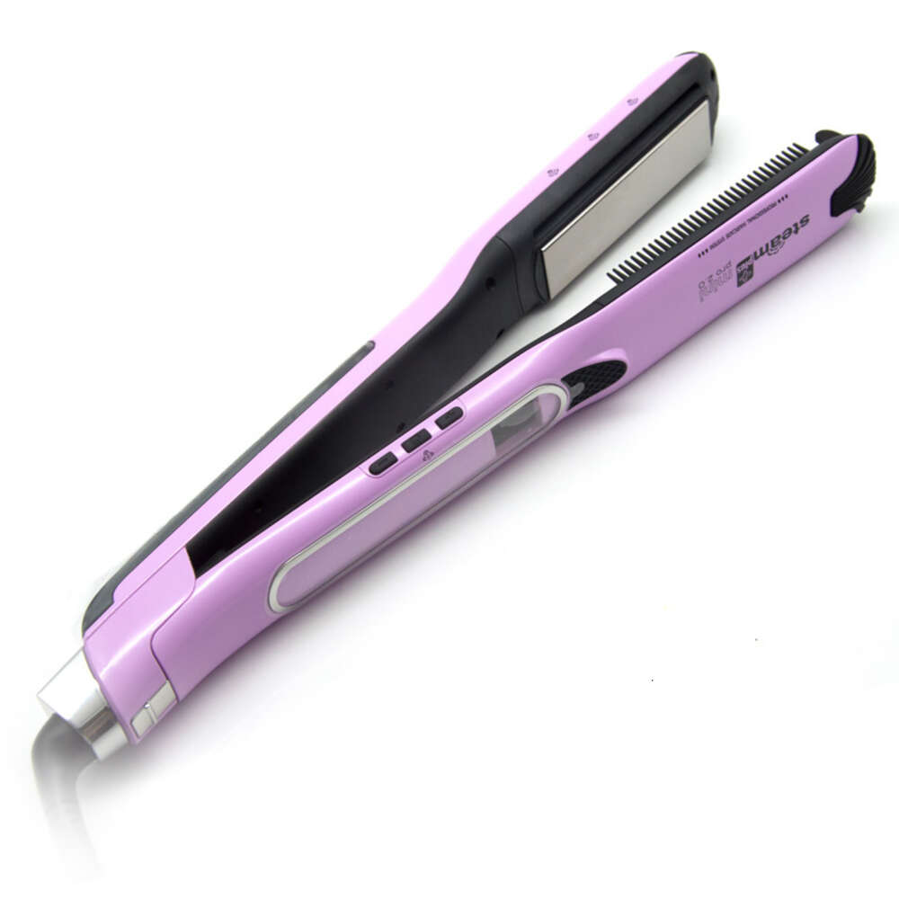 Top Selling New Arrival Vapor Pod Fast Steamer Flat Iron Titanium Tourmaline Coating Professional Steam Hair Straightener