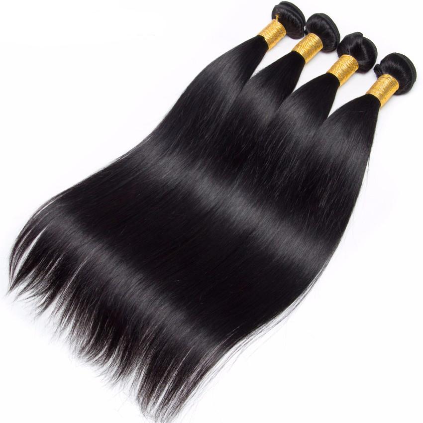 Straight Curly Hair Extension 100% Unprocessed Remy Brazilian Malaysian Peruvian 3 Bundles 12"- 32" Cutical Soft Human Hair Weaves 3pcs/lot