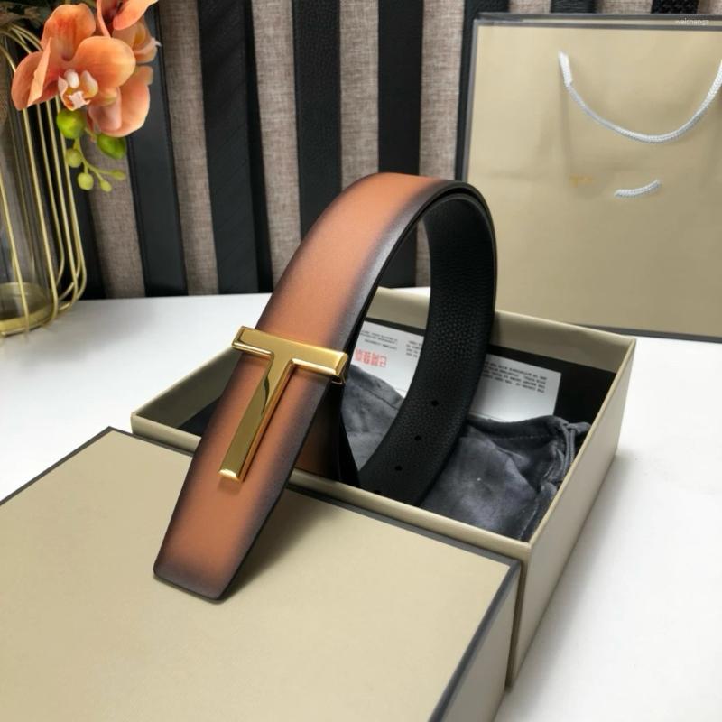 Belts Belts High Quality Letter Designer Belt Denim Formal Genuine Leather Black Men Fashion Luxury T Business Jeans 3.8CM