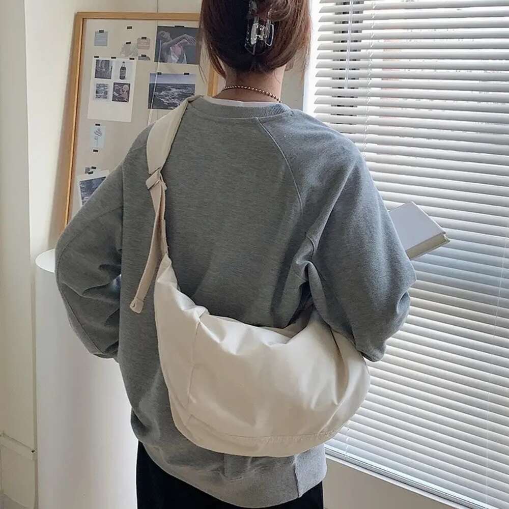 Fashion New Summer Large Capacity Casual Nylon Women Korean Style Hobos Youth Crossbody Shoulder Bag H6.13#13.5 ddmythur