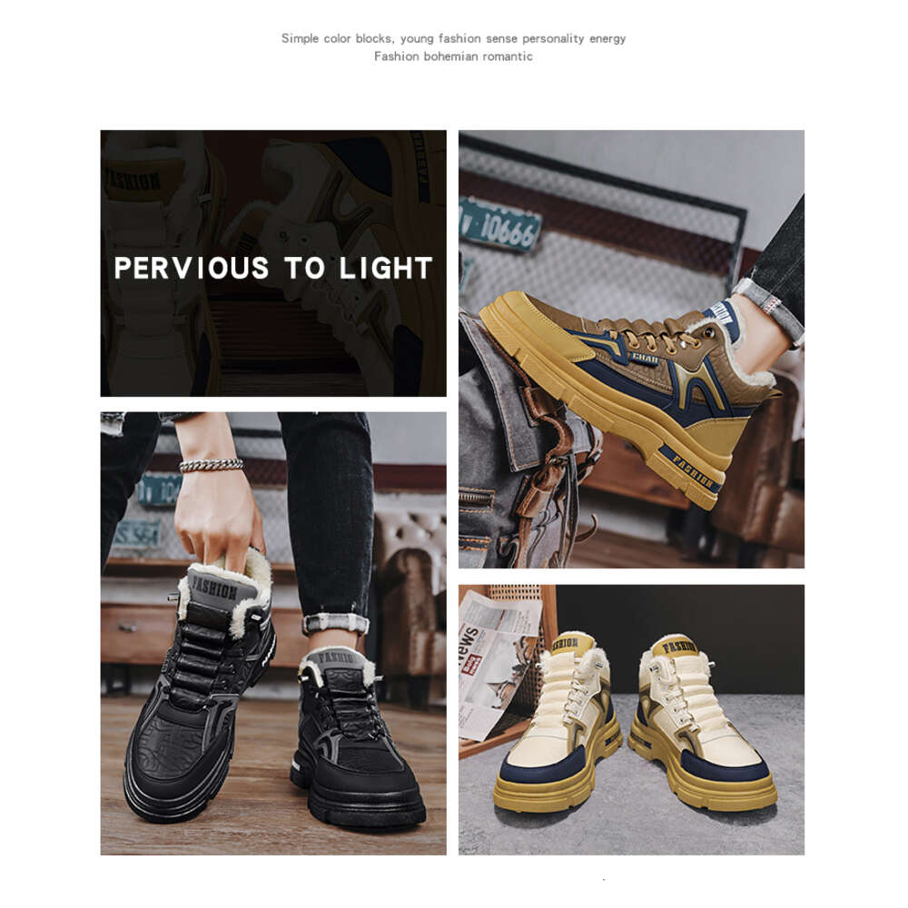 188 Special Offer Shop Autumn/Winter Mid Top Leather Martin Men's Boots