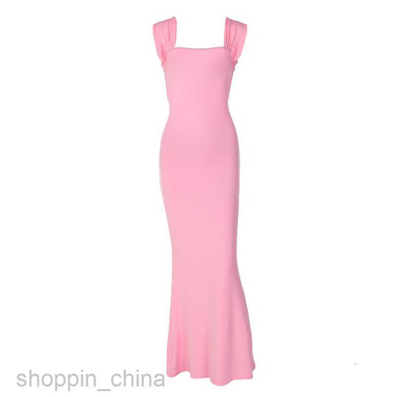 Basic Casual Women Dresses Women's Strap Dress Fashion Stylish Slim Wrapped Hip Open Back Suspended Dress Long Dress for Women