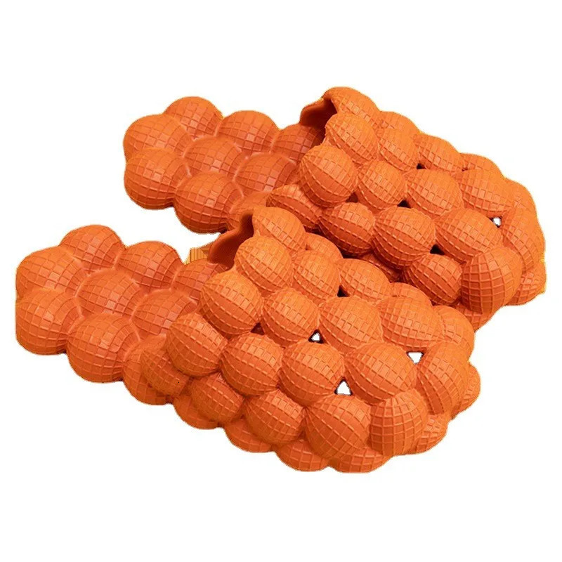 Summer Women Slippers Personality Bubble Fashion Slippers Home Massage Bottom Womens Sandals Men Slides 240613