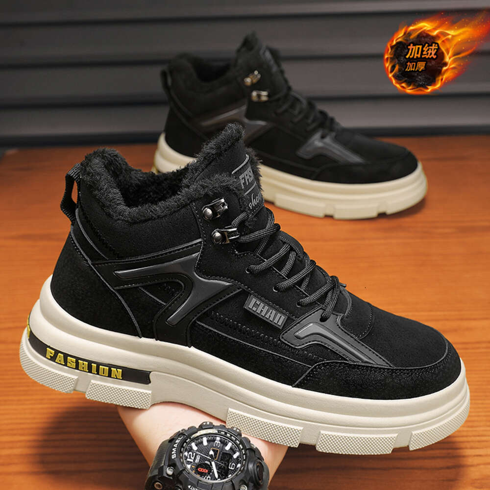 21 Special Offer Shop Autumn and Winter Mid Top Cotton Shoes Martin Men's Boots