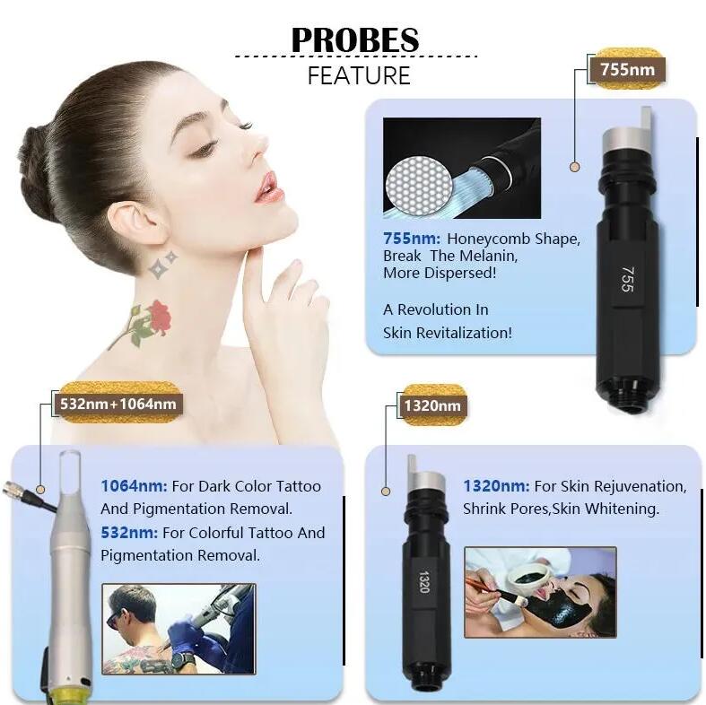 2024 Pico laser skin rejuvenation tattoo removal machines Picosecond laser pigmentation remove freckles removal laser freckles removal equipment