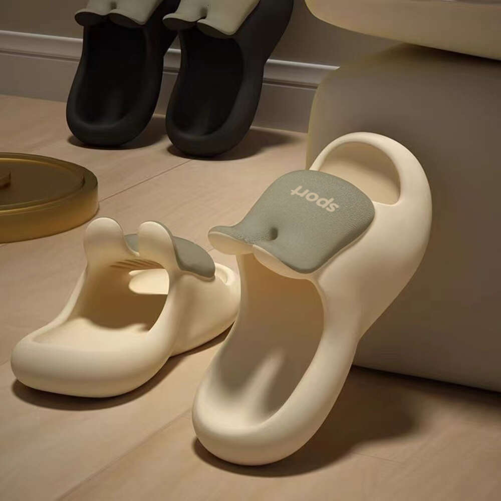 Internet Celebrity Hot Selling Metallic Rabbit Style Summer Women's Shoes Fashionable Anti slip Sandals