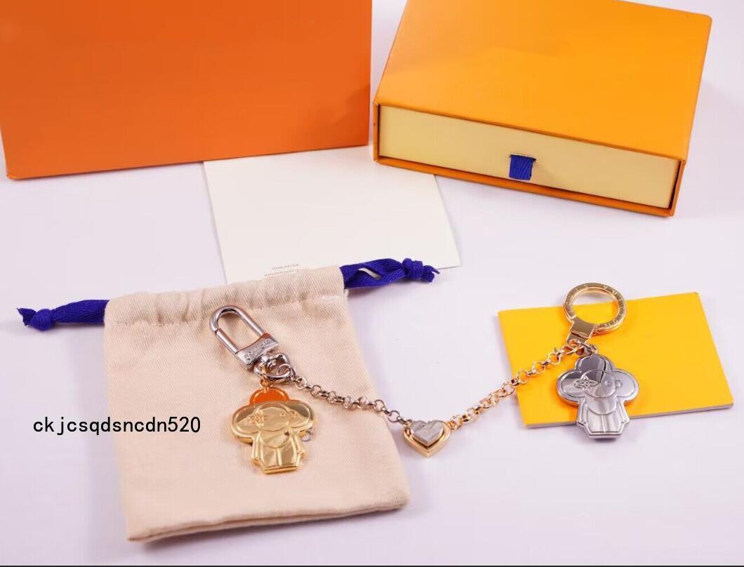 Fashion Keychains styles Luxury Gold tone lettered key chains designer unisex bag Charm car key holders for men and women no box