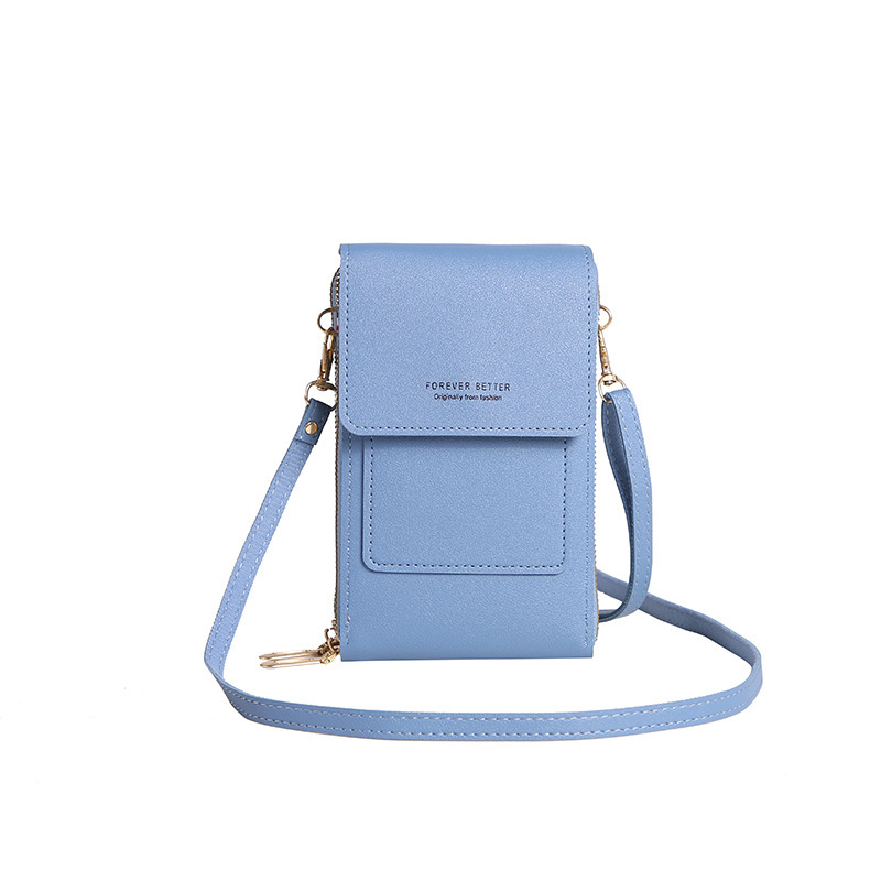 Touch Screen Mobile Phone Bag Women's Messenger Bag Mini Mobile Phone Bag Multi-function Key Coin Purse Shoulder Bag