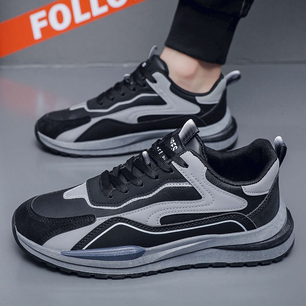 2024 Men's Fashion Sports Shoes Breathable and Comfortable Casual Walking with Thick Sole New Release
