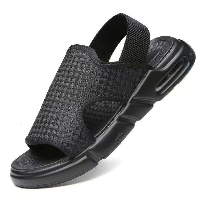 Mens Shoes Outdoor Breathable Comfort Slip on Plus Size Open Shoes Casual Men Sandals Summer Shoes Sandal Sandalias 240612