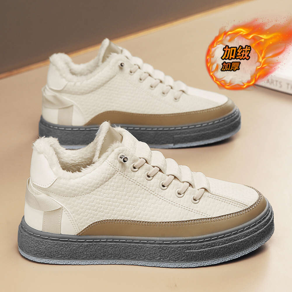 192 Special price store autumn and winter low cut leather men's cotton shoes