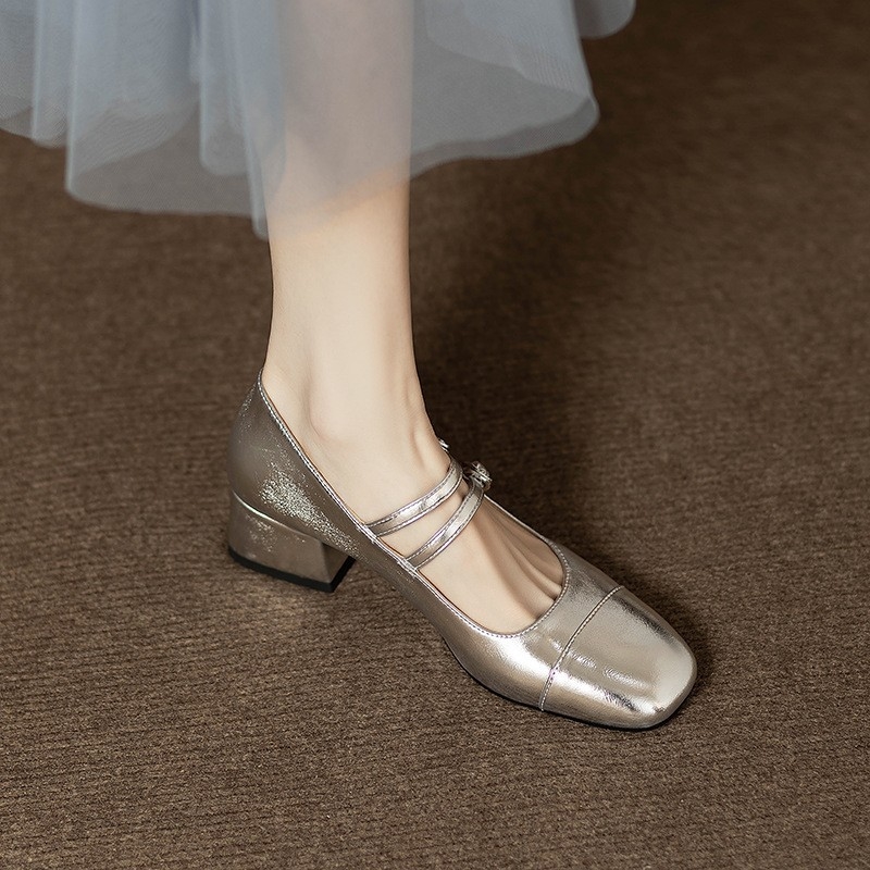 Women's Shoes New Design Breathable Suitable Vintage Style Casual Style Triple Black Sliver Free shipping