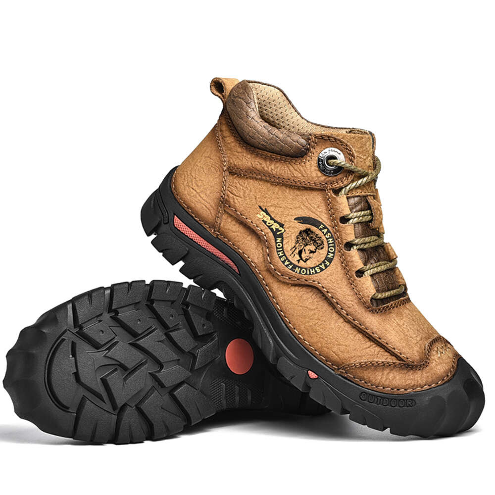 831 38-46 Genuine Leather Outdoor Mountaineering Large Cotton Shoes Men's Batch 90