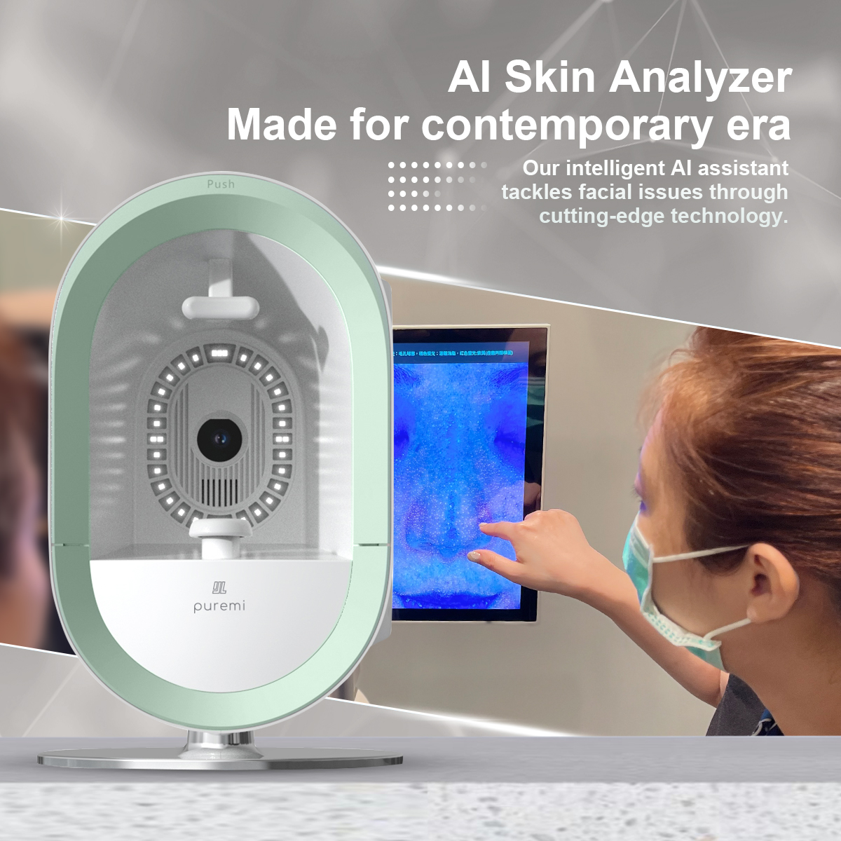 Skin Scanner Diagnostic Analyzer Skin Analyzer Machine Facial For Skin Analysis