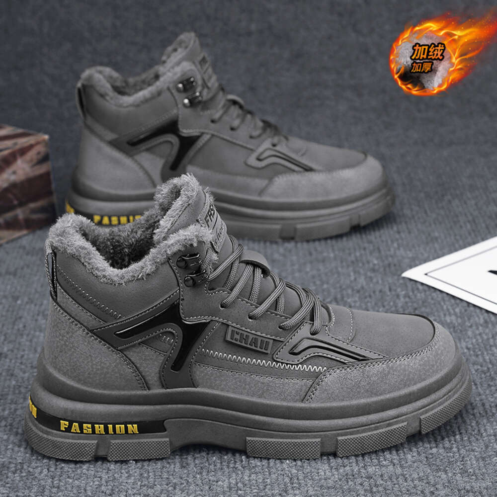 21 Special Offer Shop Autumn and Winter Mid Top Cotton Shoes Martin Men's Boots