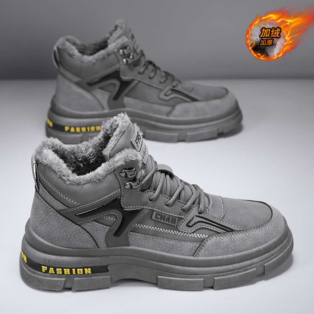 21 Special Offer Shop Autumn and Winter Mid Top Cotton Shoes Martin Men's Boots