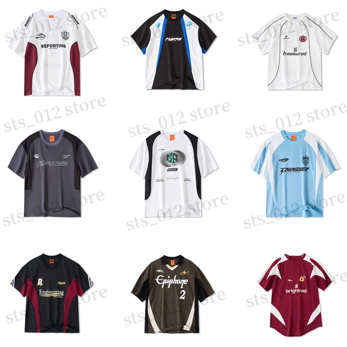 Men's T-Shirts Yao888 Fashion Football Sport Tops Tee Summer Casual Oversize Graphics Loose Vintage Streetwear Short Sleeve T Shirt For Men T2406