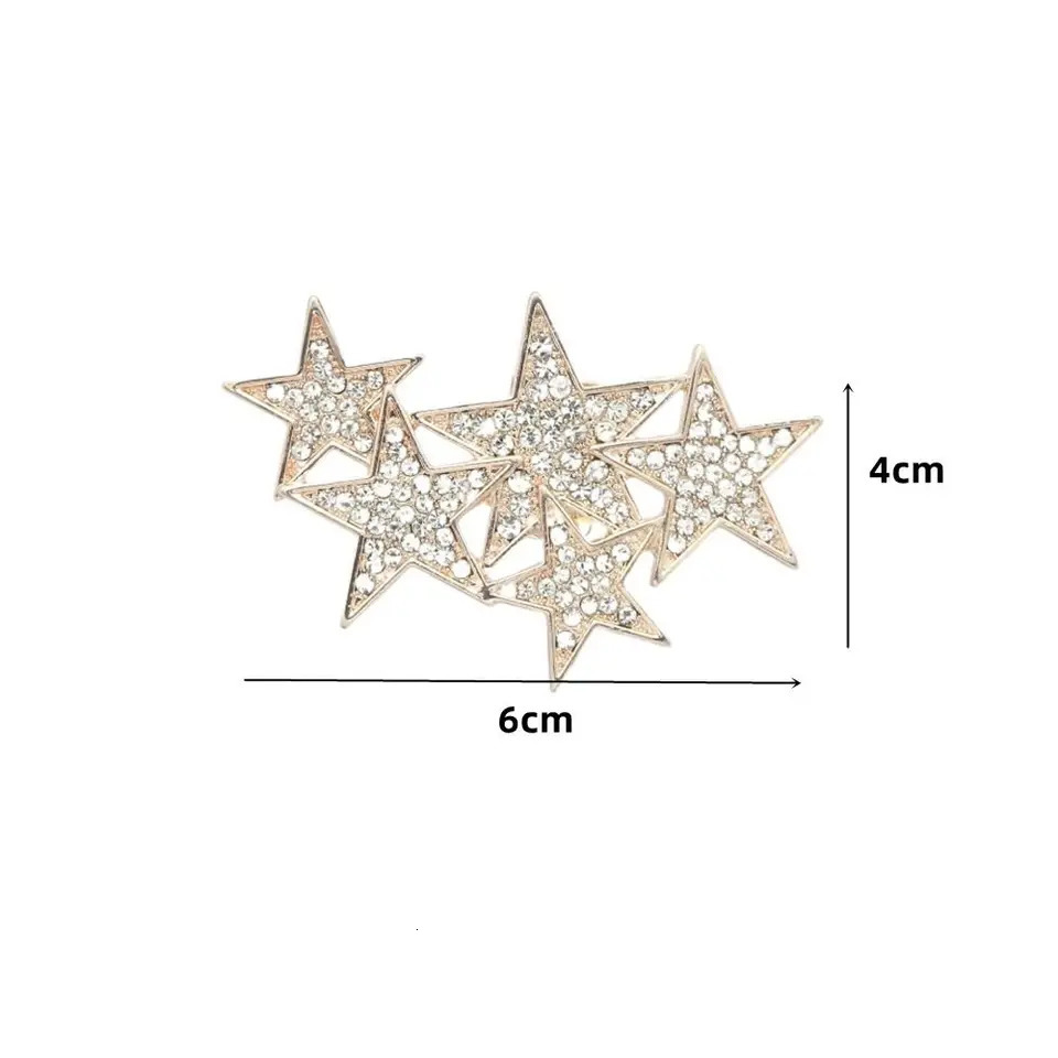 1pc Five-Pointed Star Rhinestone Shoe Decor Clip Shiny Wedding Shoes Clamp Charm Buckle Bag Pendant High Heel Shoes Accessories 240613