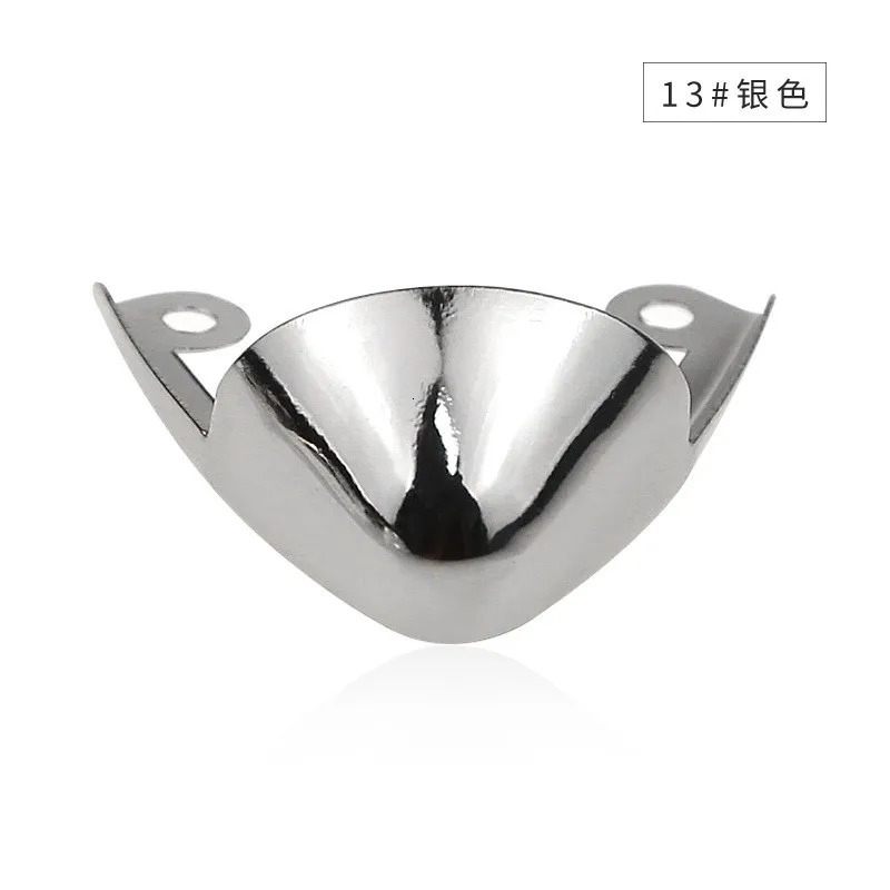 Silvery High Heeled Shoe Toe Cap Protector Anti Kick Cover Tip Invisible Decoration For Leather Shoes Accessories Metal Sleeve 240613