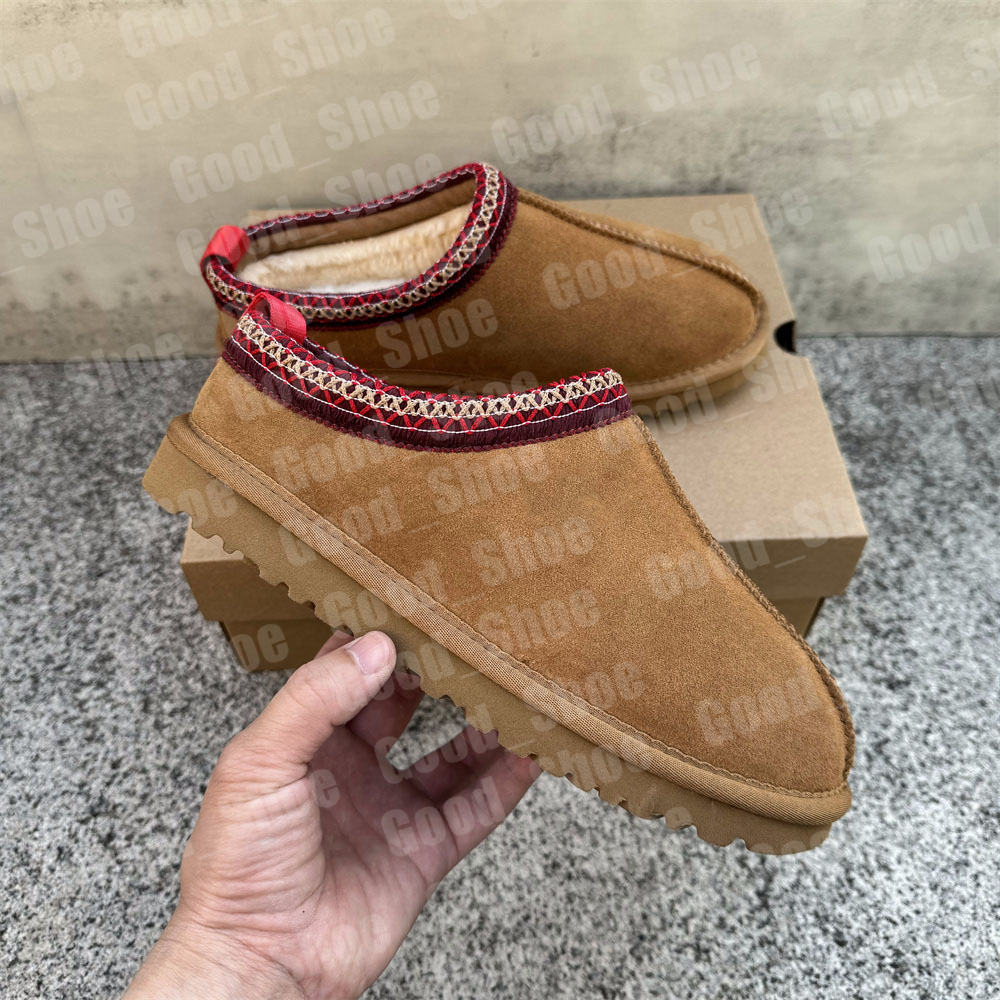 Womens Tazz Slippers Tasman Fur Slides Classic Ultra Mini Platform Boot Mustard Seed Slip-on Les Petites Suede Wool Blend Comfort Winter Designer Booties 803306