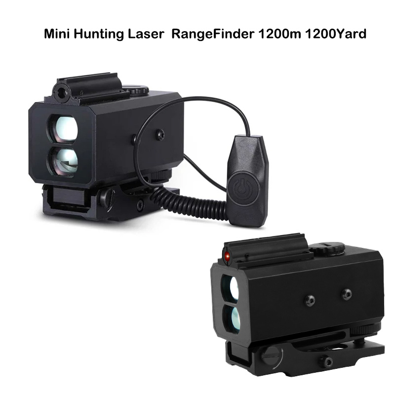LE-032 Real-time Mini Laser Rangefinder 1200yard 1200m Distance Tactical Outdoor Hunting Scope Bow Mountable For Aim Sight