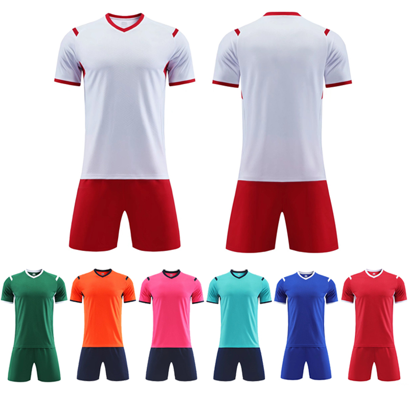 Sports Training Soccer Kit Men Child Sports Training Tracksuit Uniforms Suit Football Kits Kids Adults Jerseys Sets Custom