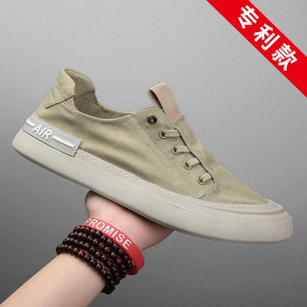 38 (Patent Sole) Special Offer Shop Four Seasons Ice Silk Cloth Men's Shoes