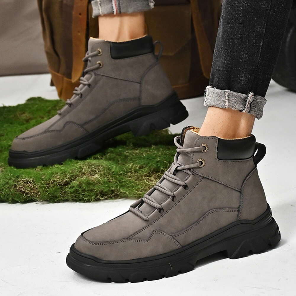 89555 Autumn/Winter High Top Shoes Large Outdoor Work Martin Boots P85