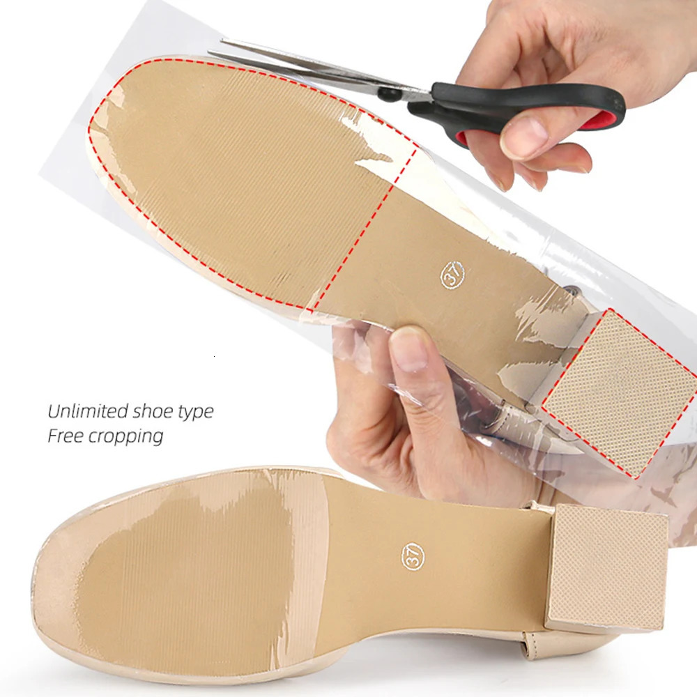 High Heels Sole Tape Dirtyproof Protector Film Shoe Accessories Sole Protective Film Self-Adhesive Sole Protector Sticker Clear 240613