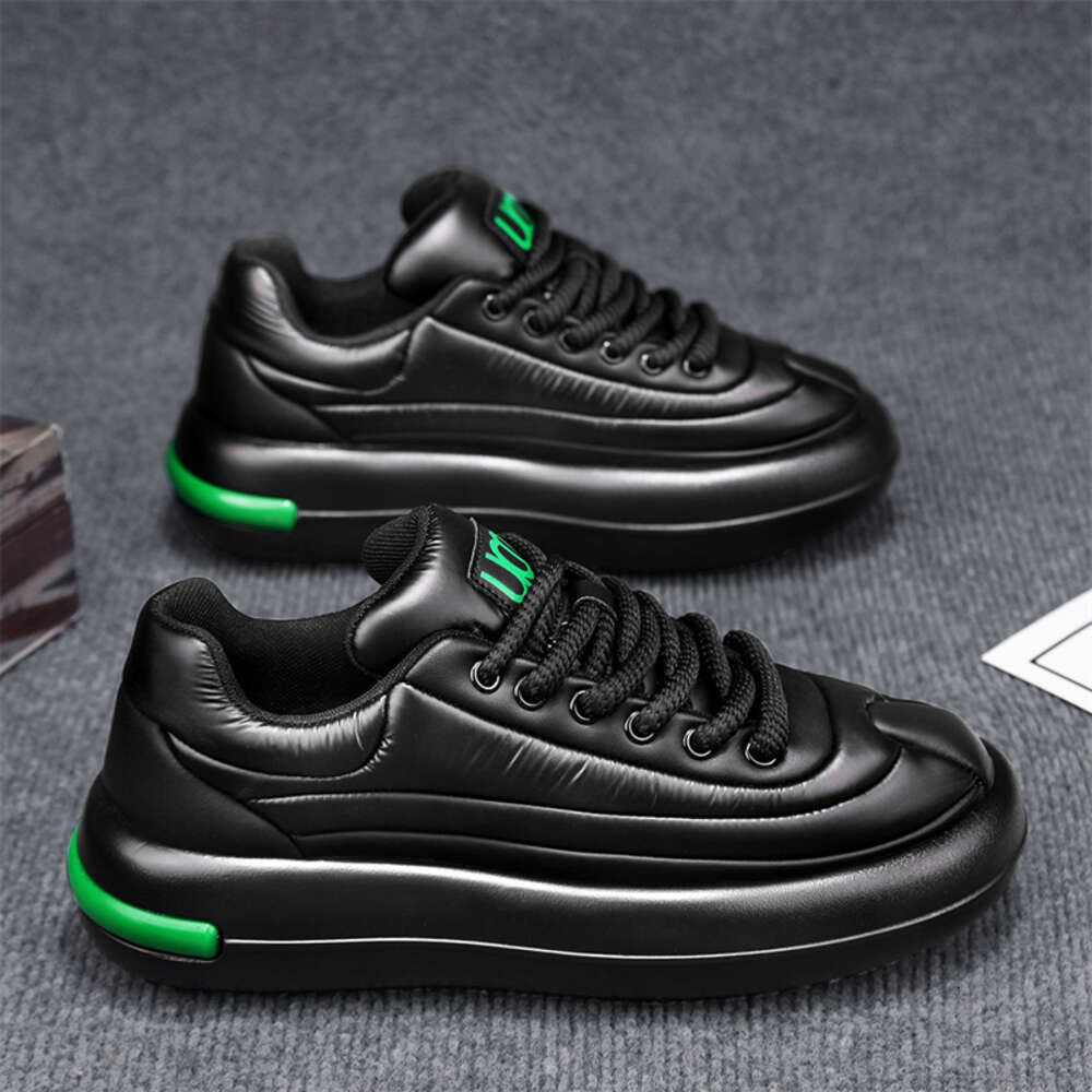 28 Special price store autumn and winter down leather men's shoes