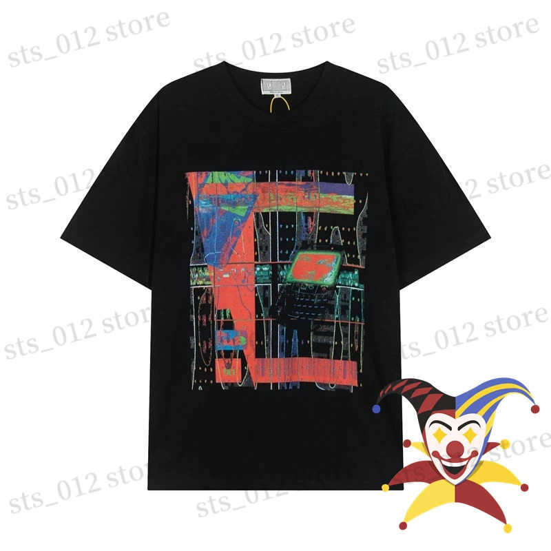Men's T-Shirts CAVEMPT C.E T Shirt Men Women Heavy Fabric Cav Empt Punk Printed Round Neck Top Tees T-shirt T240613