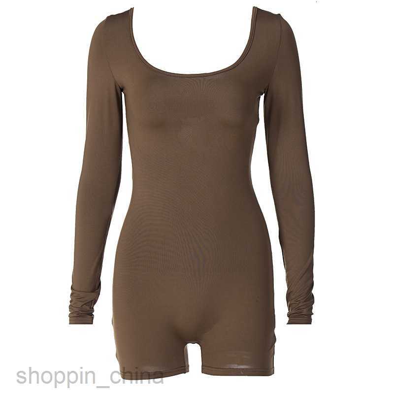 Women's Tracksuits Wind Women's Autumn New Long Sleeve U-Neck Lace Up Open Back Waist Hip Lift Sports Yoga Jumpsuit Sets