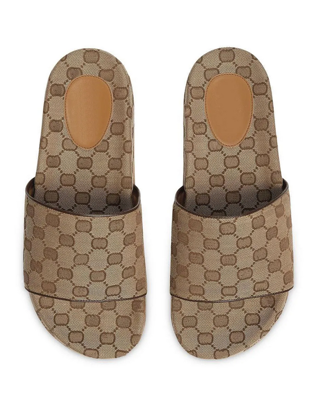 2024 Designer Sandals Slippers Summer platform sandals Thick heels fashionable Easy-to-wear Style Slides Women Slides Shoes Platform Embroire A68