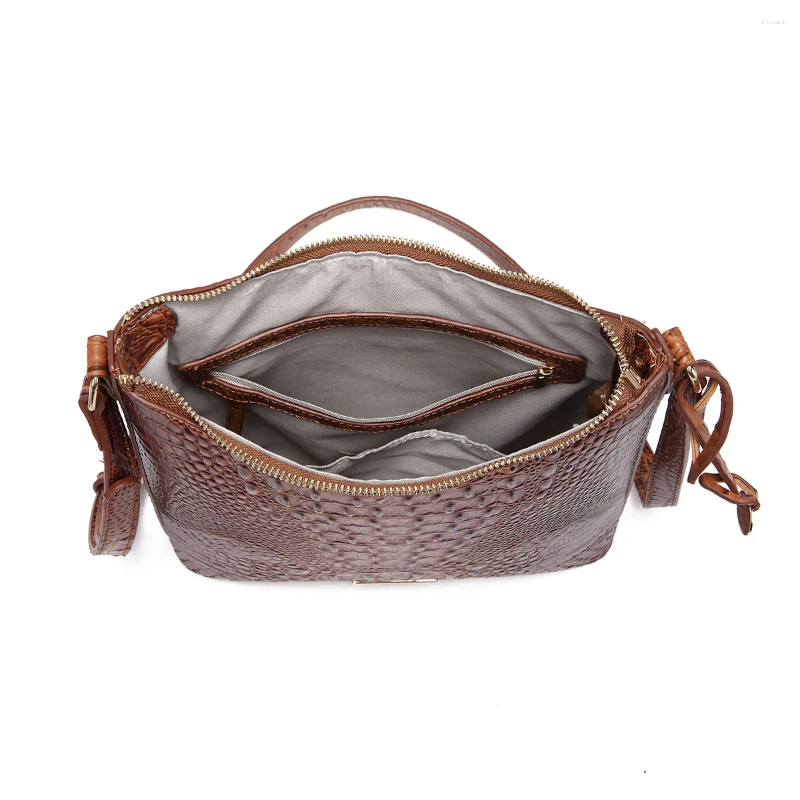 Free Shipping Shoulder Bags Fashion Gradient Crocodile Pattern Crossbody Designer Women Bag Pu Leather Classic Small Tote Female Designer Bag Luxury B