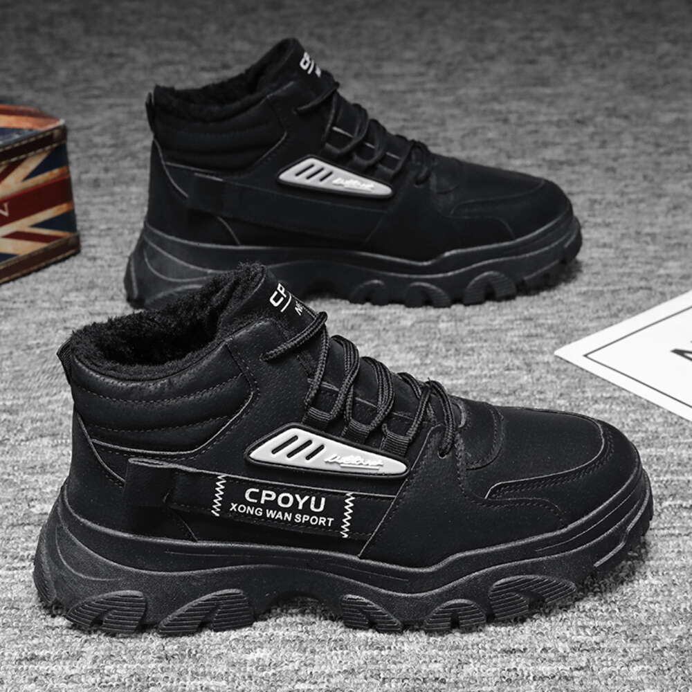 2024 New Men's Outdoor Casual Sports Shoes Winter Warm Martin Boots for Men