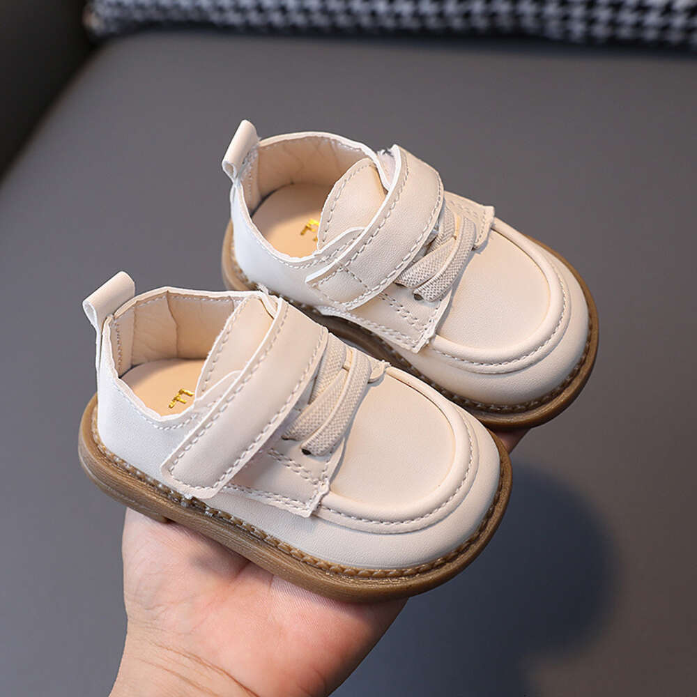 2024 autumn new 0-3 year old baby walking for boys and girls, soft soled children's leather shoes F613-20