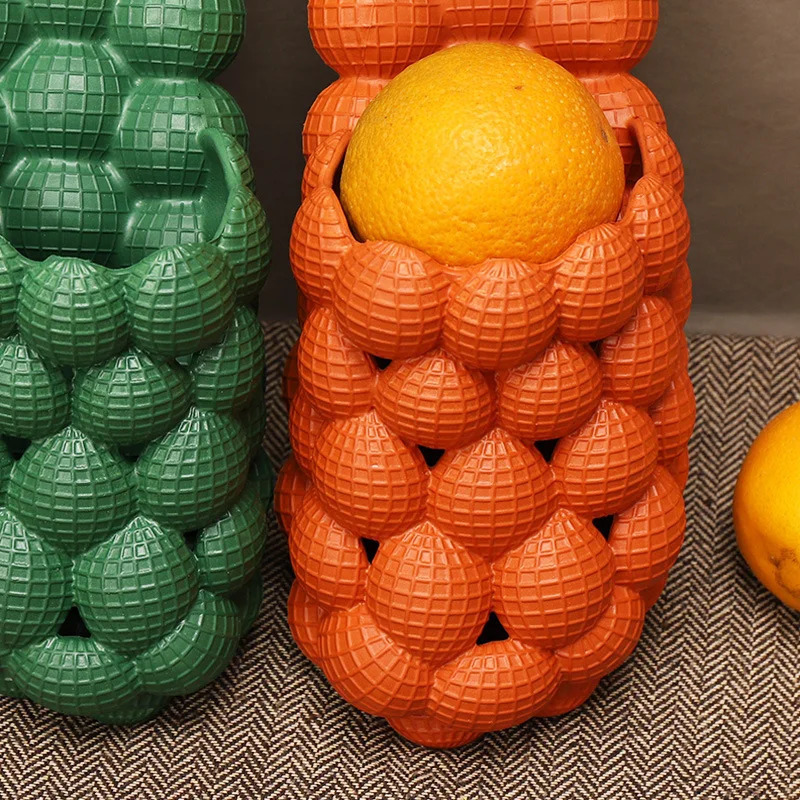 personalized orange bubble sandals fashion step on the stool feeling sandals summer home massage slippers women 240613