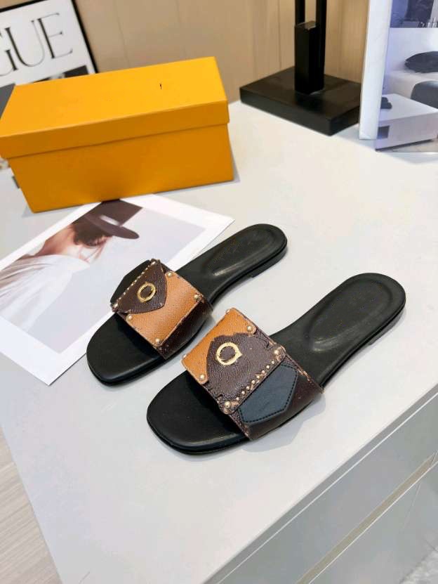 Luxury designer Sandals blade women hemp rope slides sandals LOCK IT FLAT MULE single shoes embroidered Espadrilles slippers loafers casual shoes new